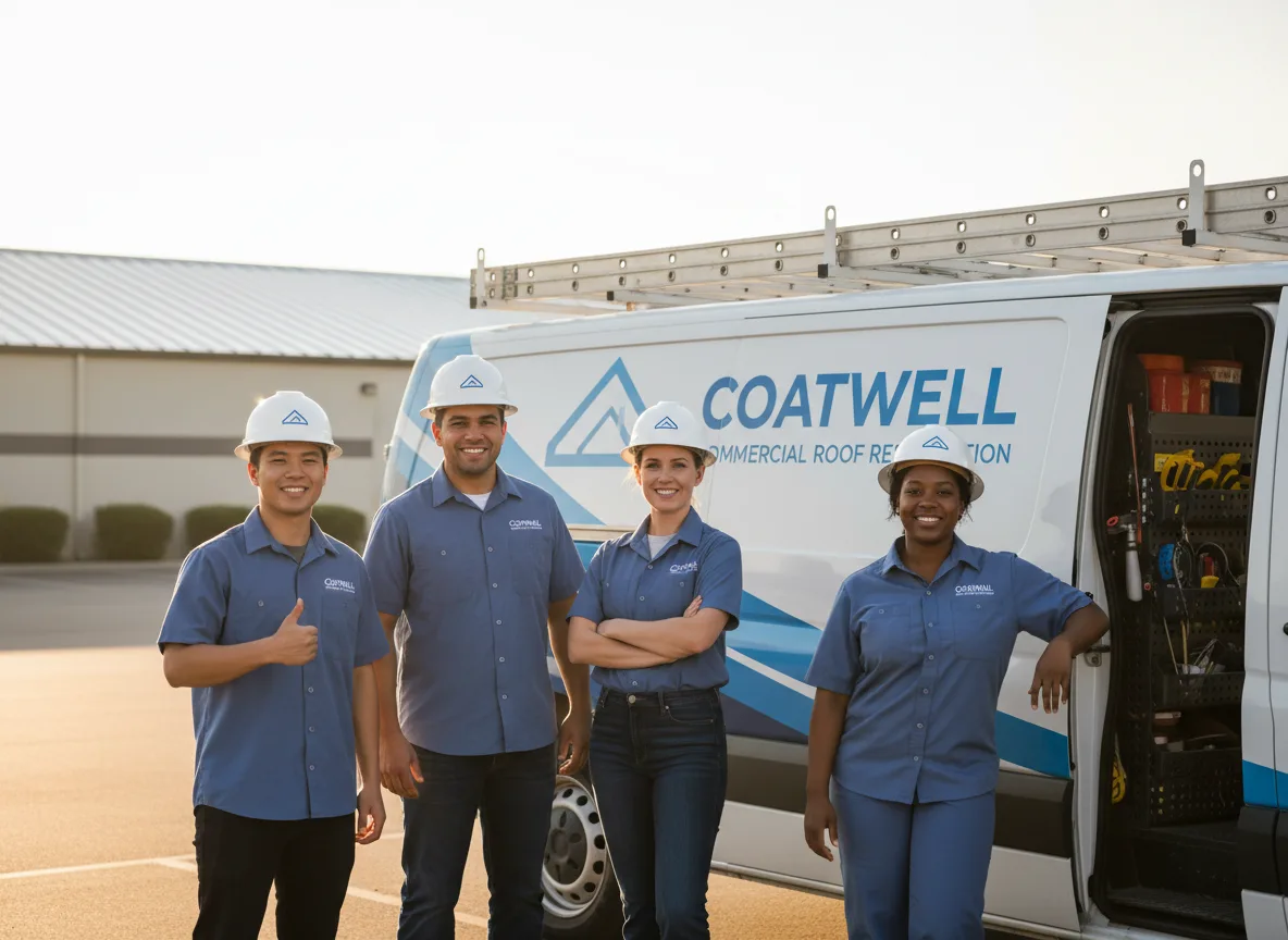 Commercial roof coating company in Aviston, IL